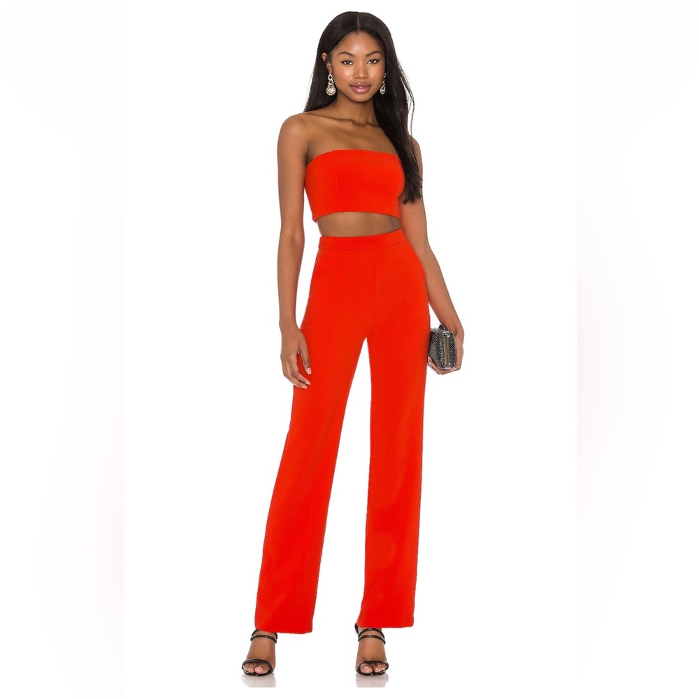 NBD, Topaz Top & Pant Set, in red. (INCLUDES TOP AND PANTS). Great Condition.